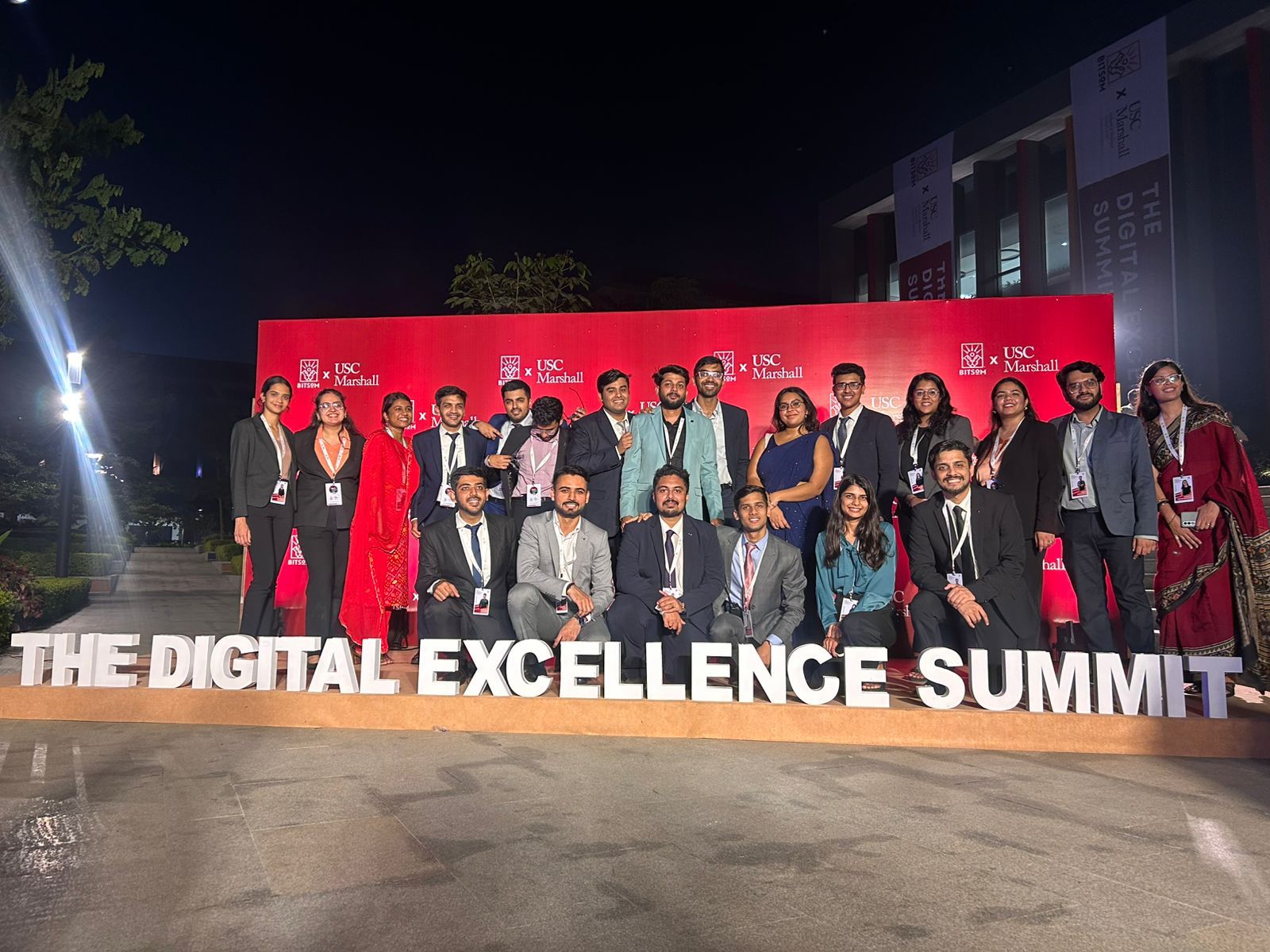 BITSoMxUSC Marshall Digital Excellence Summit team photo